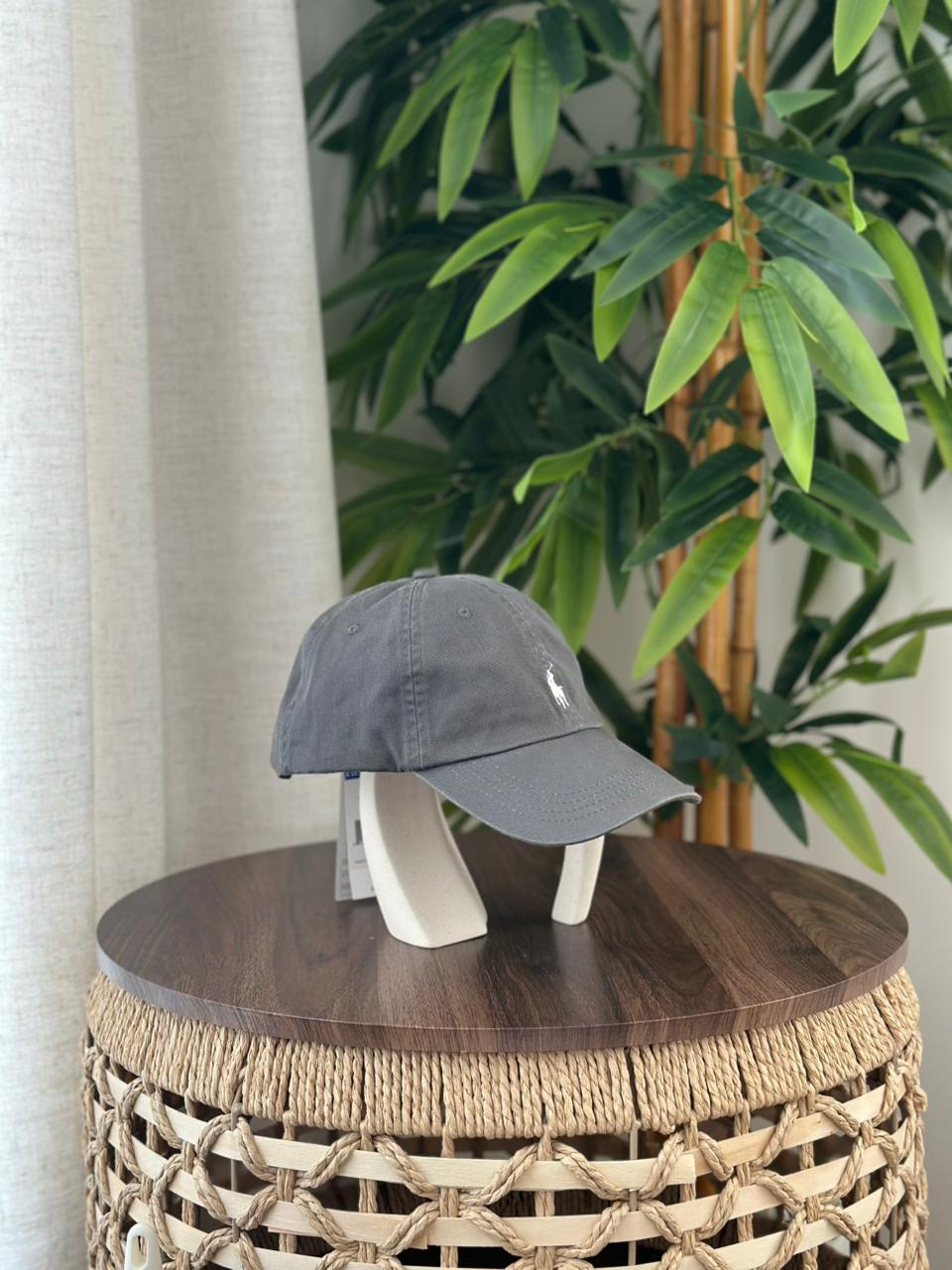 Polo Ralph Lauren | Cotton Chino Ball Cap – Slate Grey / White – Product Image 1