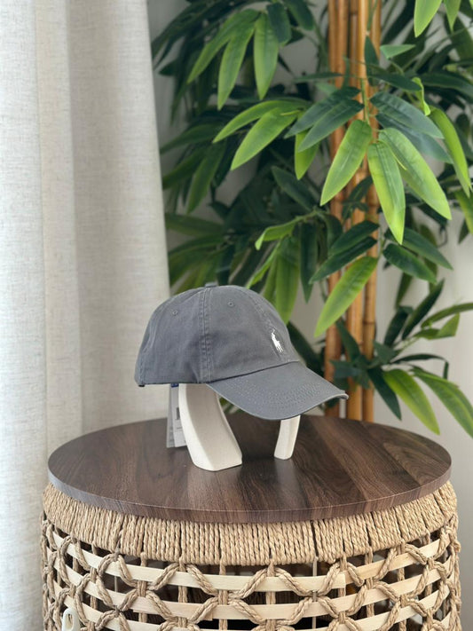 Polo Ralph Lauren | Cotton Chino Ball Cap – Slate Grey / White – Product Image 1