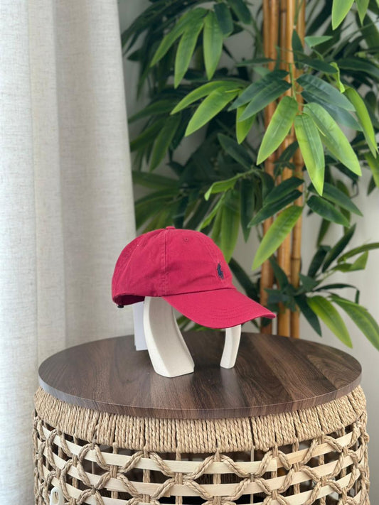 Polo Ralph Lauren | Denim Ball Cap – Black / Red – Product Image 1