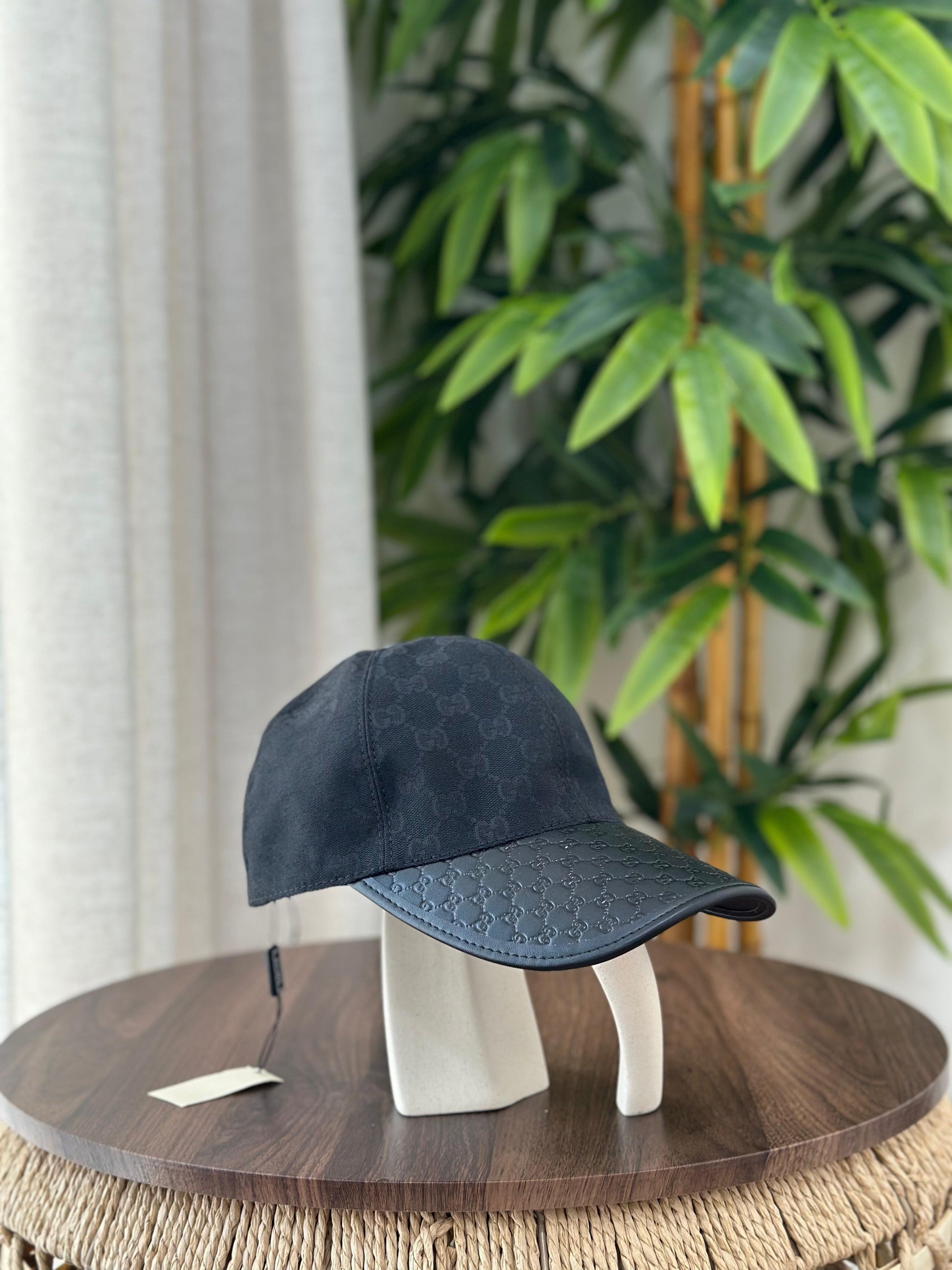 Gucci | GG Denim Baseball Cap – Blue / Ivory – Product Image 1