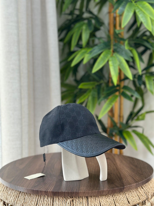 Gucci | GG Denim Baseball Cap – Blue / Ivory – Product Image 1