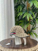 Gucci | GG Canvas Eschatology Patch Baseball Cap – Beige / Ebony