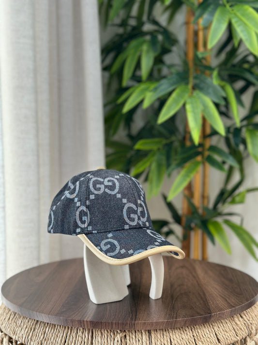 Gucci | GG Canvas Web Detail Baseball Cap – Beige / Ebony – Product Image 1