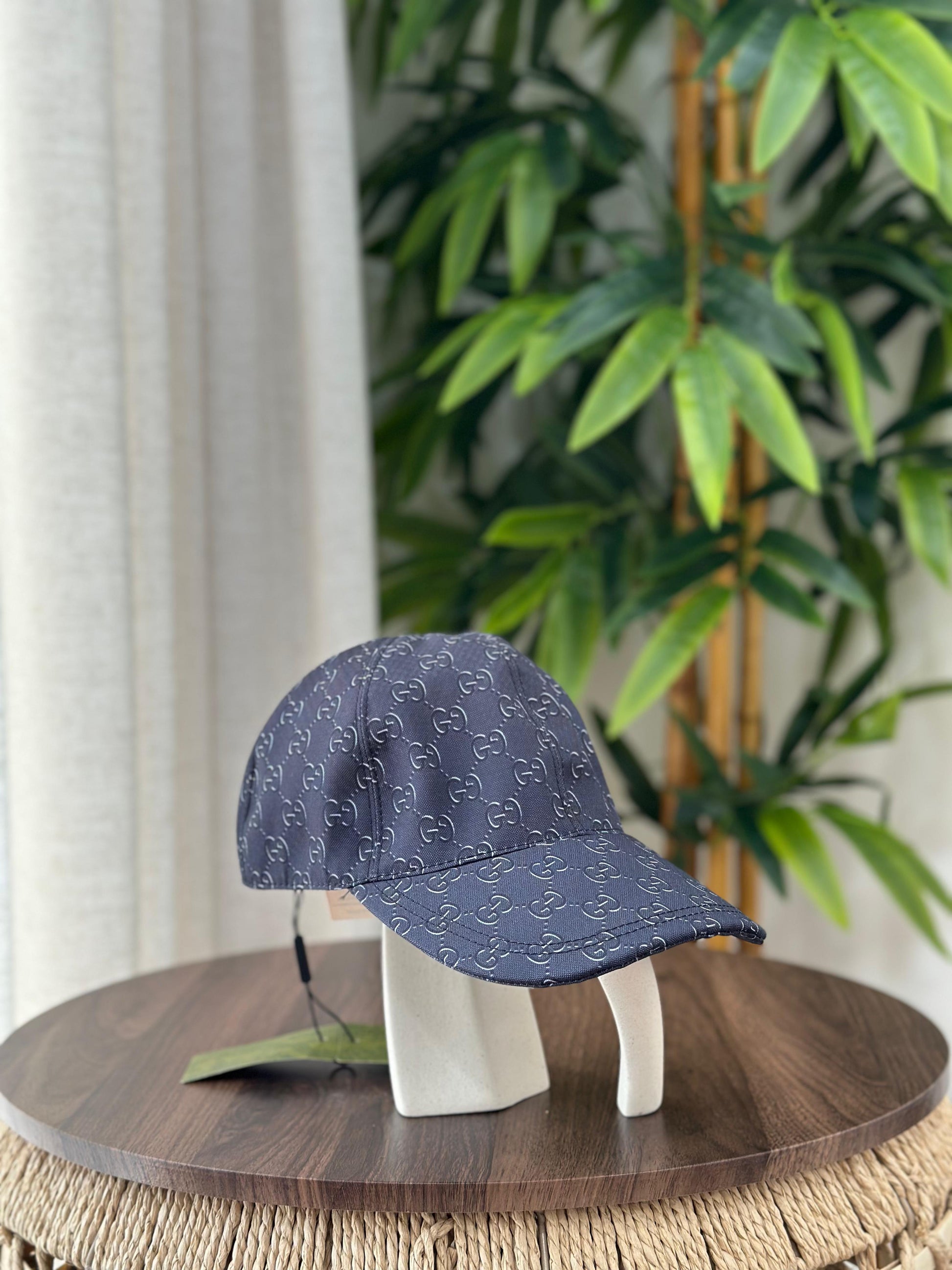 Gucci | Jumbo GG Canvas Baseball Cap – Camel / Ebony – Product Image 1