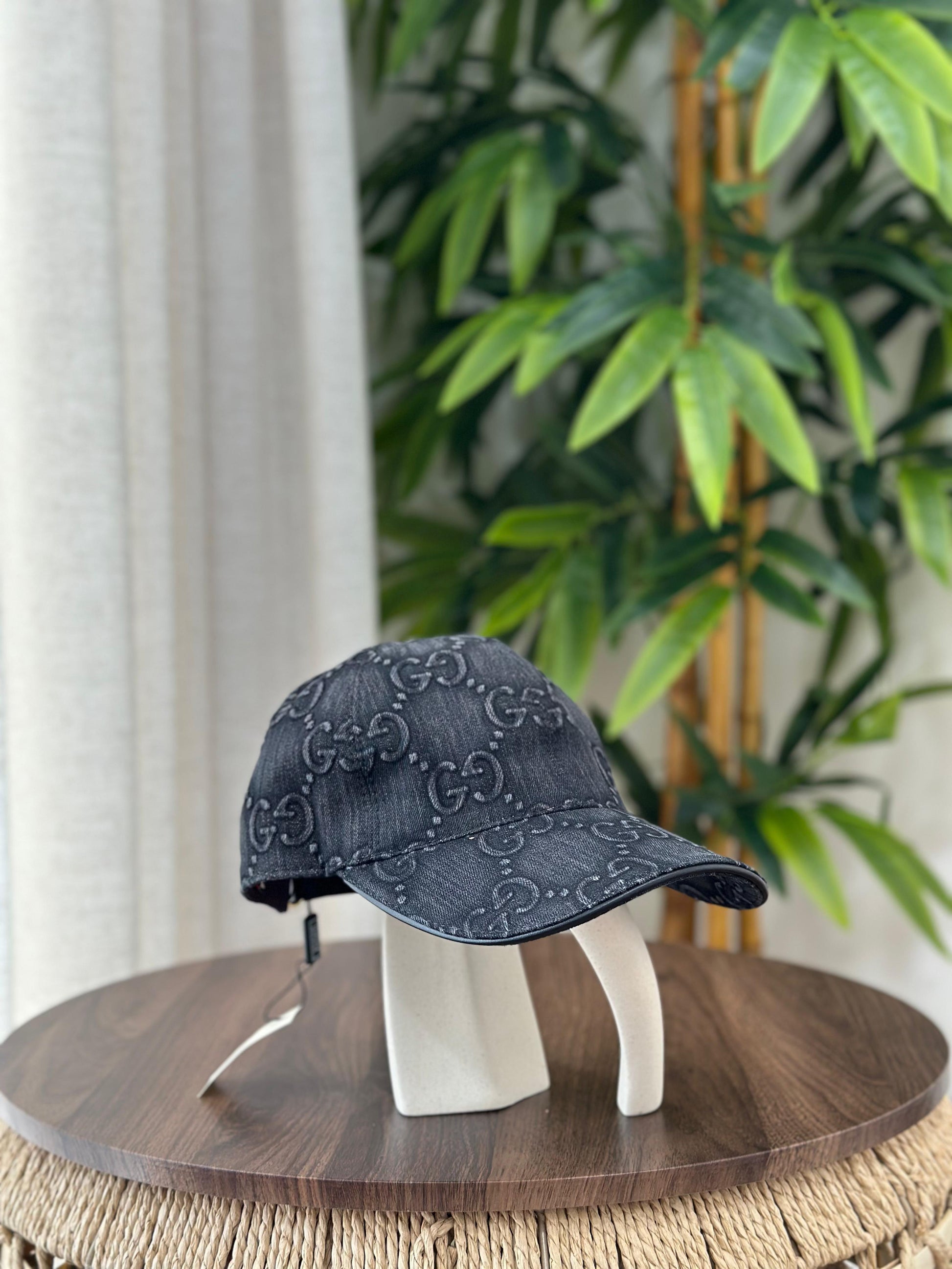 Gucci | GG Canvas Baseball Cap – Blue Grey – Product Image 1