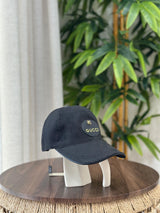 Gucci | GG Canvas Baseball Cap Leather Visor – Beige / Ebony / Pink