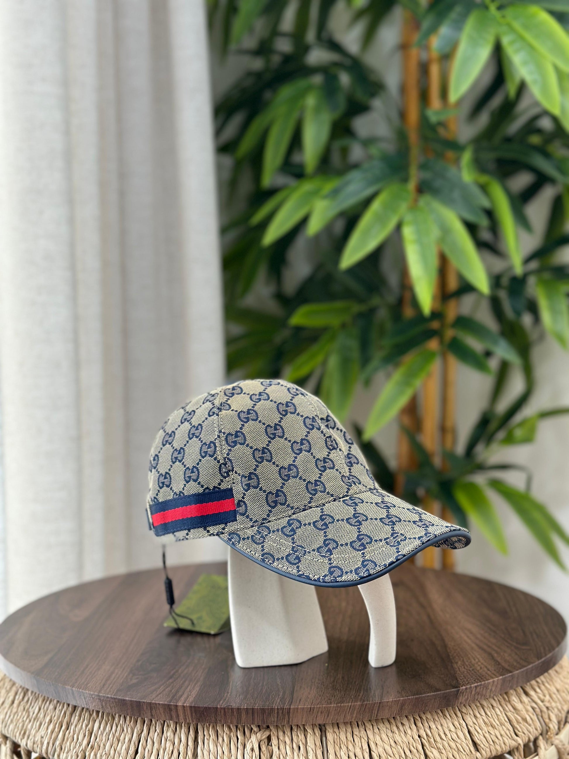 Gucci | Jumbo GG Canvas Baseball Cap – Beige / Ebony – Product Image 1