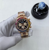 Audemars Piguet | Royal Oak Selfwinding Two-Tone Watch – Pink / Gold / Black