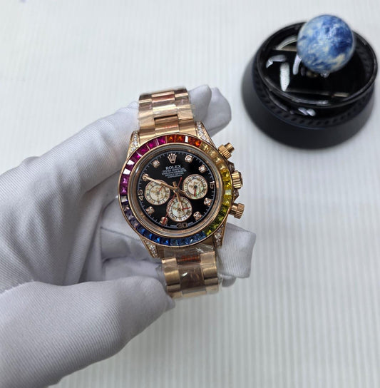 Audemars Piguet | Royal Oak Selfwinding Two-Tone Watch – Pink / Gold / Black – Product Image 1