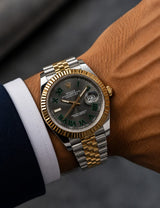 Rolex | Datejust 41 Two-Tone Oystersteel Mother-of-Pearl Dial Watch – Yellow / Gold / White
