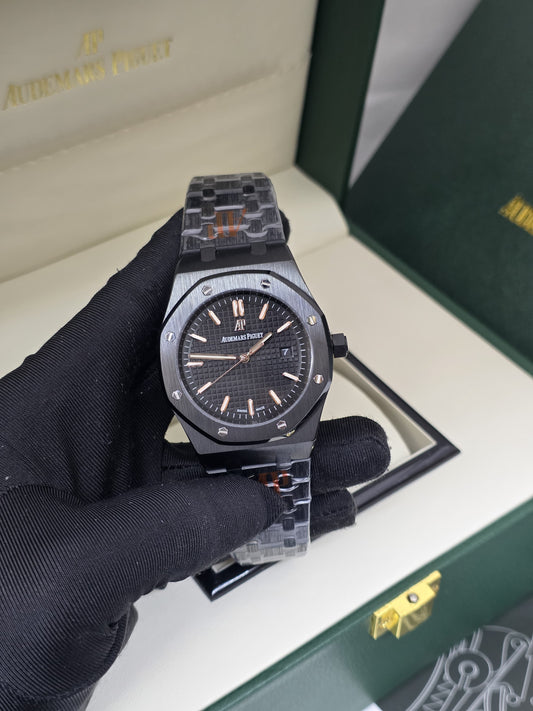 Audemars Piguet | Royal Oak Selfwinding Watch – Black – Product Image 1