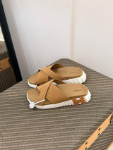 Hermès | Electro Sandals – Gold / White