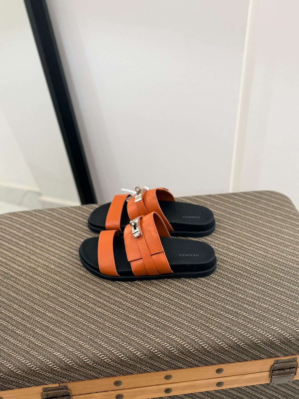 Hermès | Empire Sandals – Black – Product Image 1