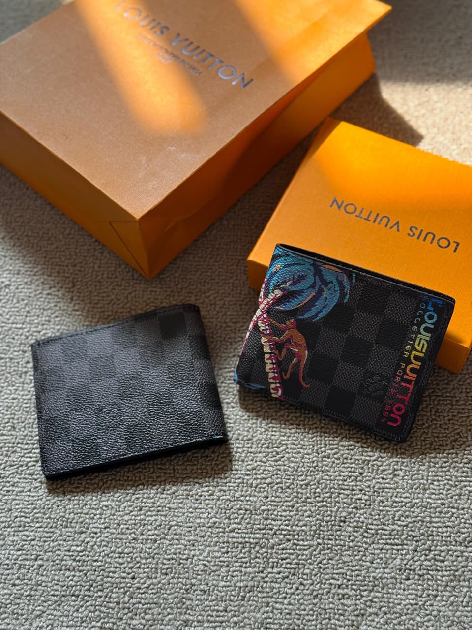 Louis Vuitton | Multiple Macassar Floral Wallet – Dark Brown / Multicolor – Product Image 1