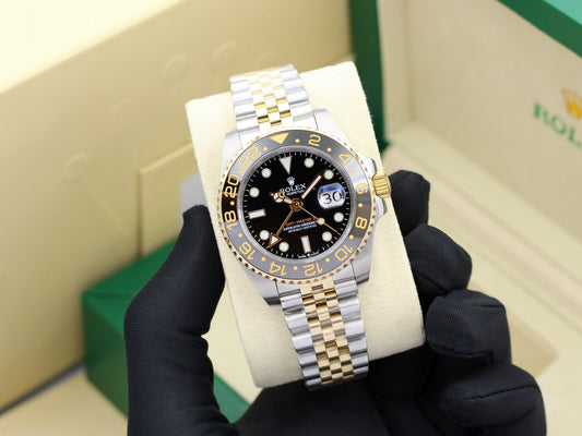 Rolex | Gmt Master Ii Bruce Wayne Watch – Black / Grey – Product Image 1