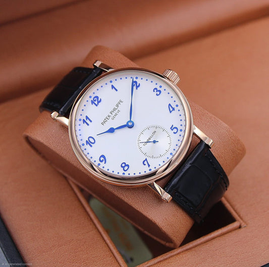 Patek Philippe | Complications Annual Calendar Chronograph Watch – Silver / Blue – Product Image 1