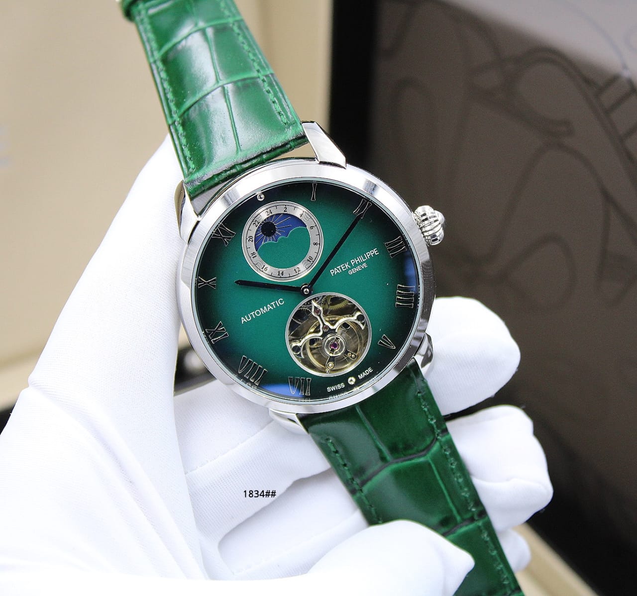 Patek Philippe | Grand Complications Tourbillon Watch – White / Blue – Product Image 1