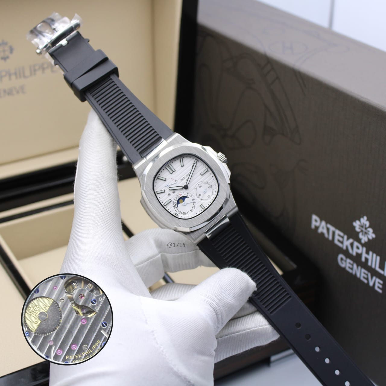 Patek Philippe | Cubitus 5821 1A Watch – White – Product Image 1