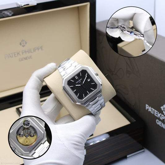 Patek Philippe | Nautilus Moon Phases Watch – Black – Product Image 1