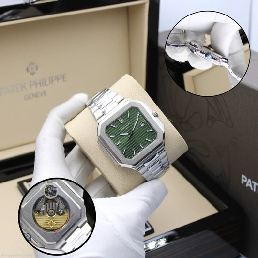 Patek Philippe | Nautilus Moon Phases Watch – Grey – Product Image 1