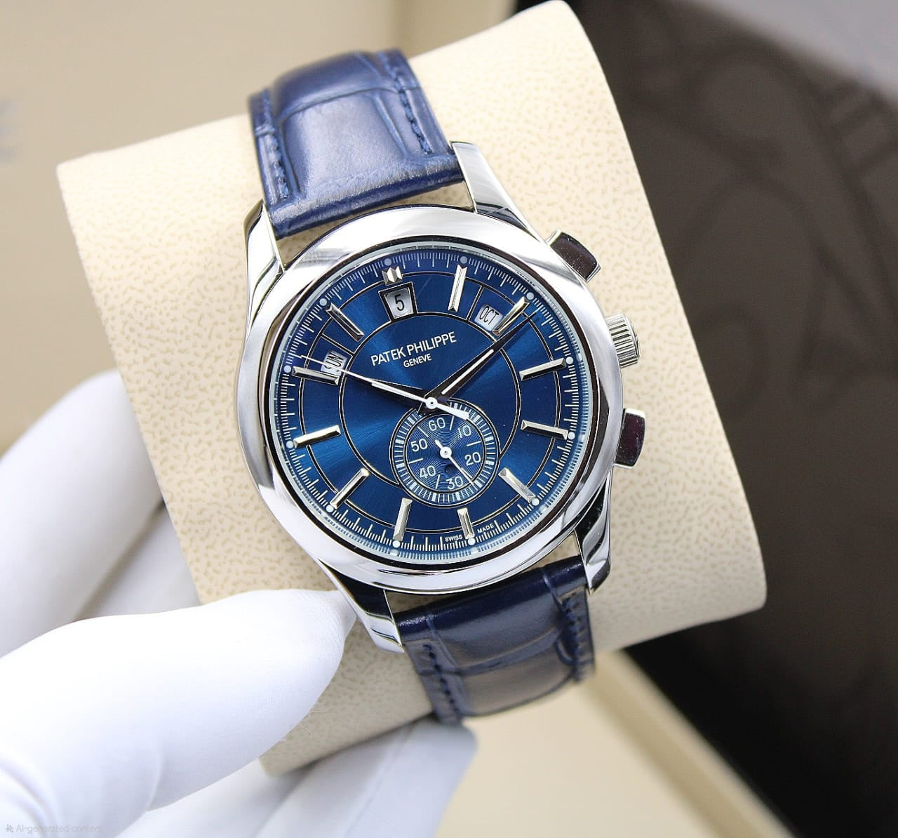 Patek Philippe | Grand Complications Tourbillon Moon Phase Watch – Rose / Gold / Black – Product Image 1