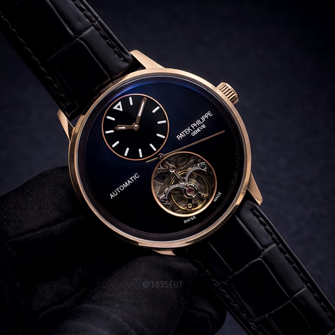 Patek Philippe | Complications Regulator Tourbillon Watch – Teal / Blue – Product Image 1