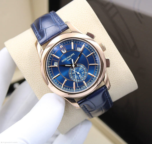 Patek Philippe | Complications Regulator Tourbillon Watch – White / Brown – Product Image 1