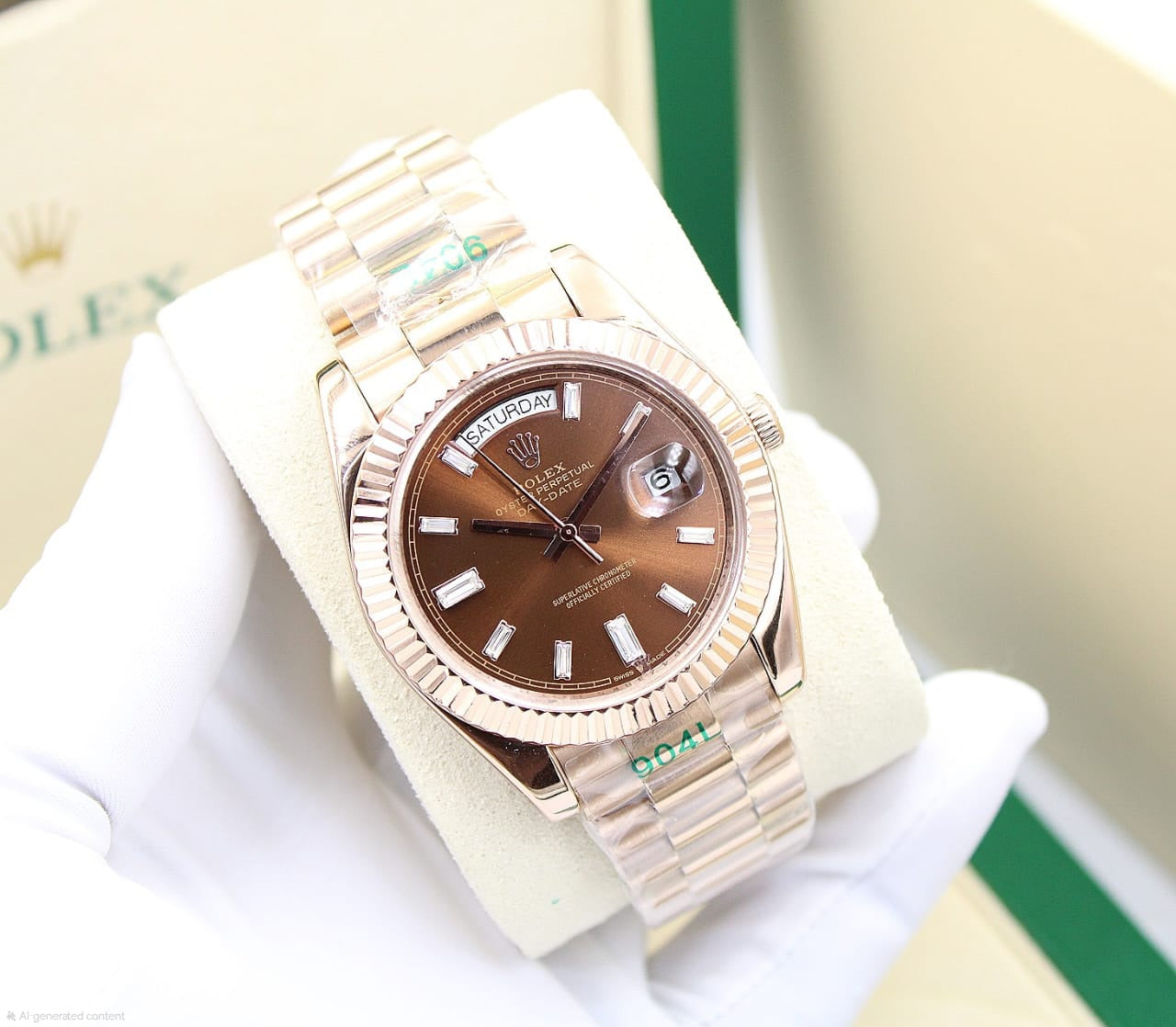 Rolex | Sky Dweller Mint Watch – Green – Product Image 1