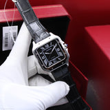 Cartier | Santos de Cartier Large Model Arabic Indic Watch – Blue
