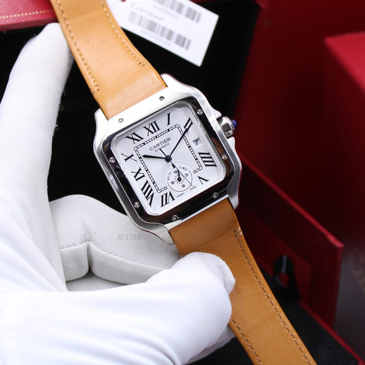 Cartier | Santos de Cartier Large Model Watch – Green – Product Image 1