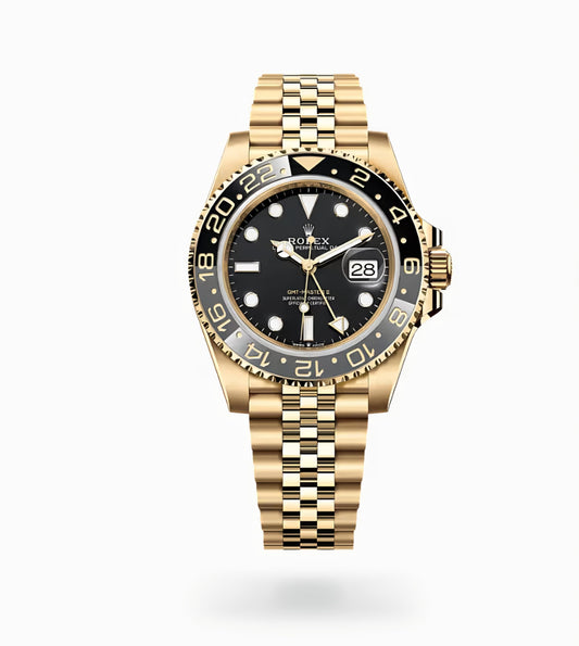 Rolex | Gmt Master Ii Oystersteel Watch – Black / Grey – Product Image 1