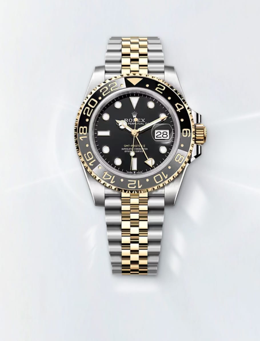Rolex | Gmt Master Ii Tiger Iron 18ct Watch – Yellow / Gold – Product Image 1