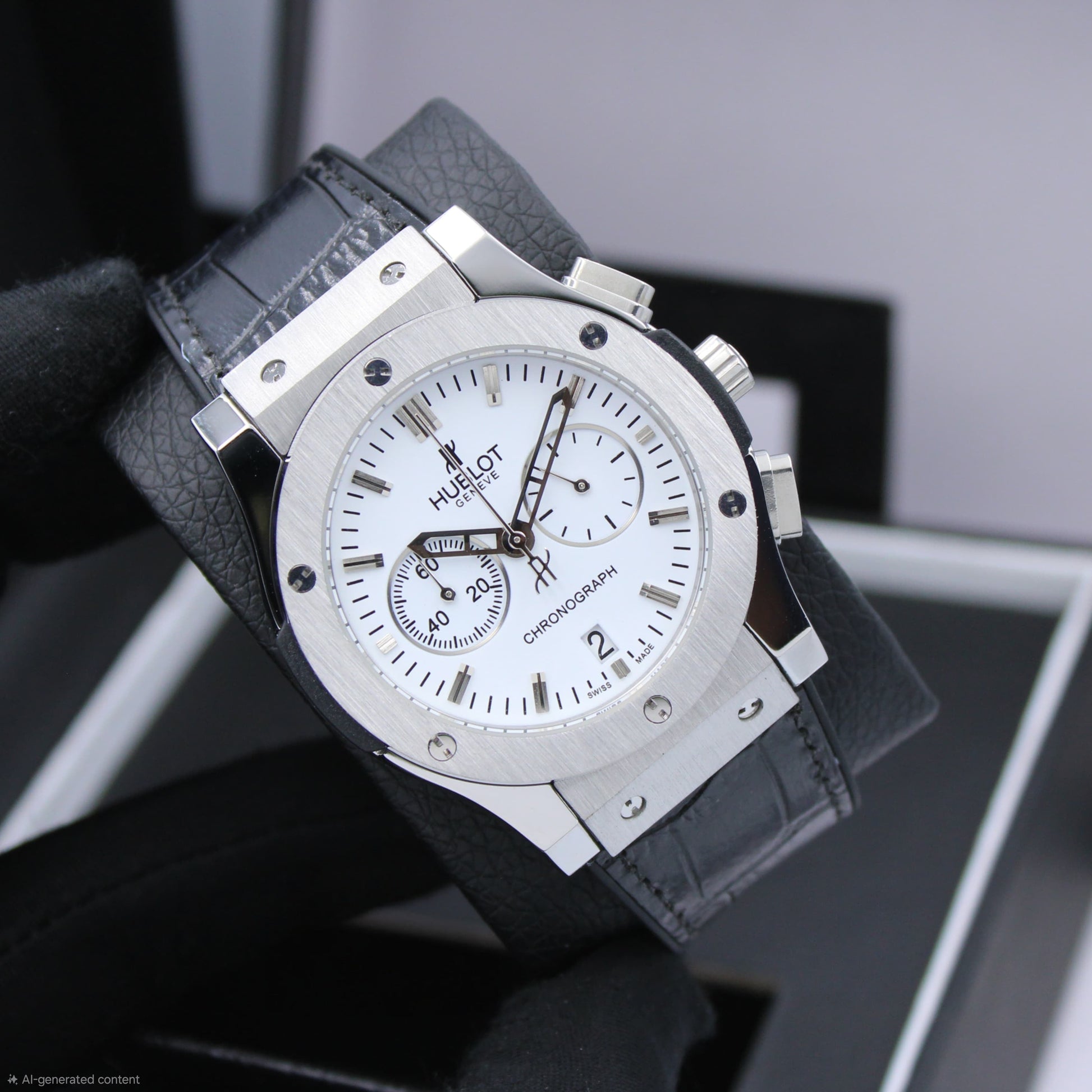 Hublot | Classic Fusion Aerofusion Chronograph Skeleton Watch – All Black – Product Image 1