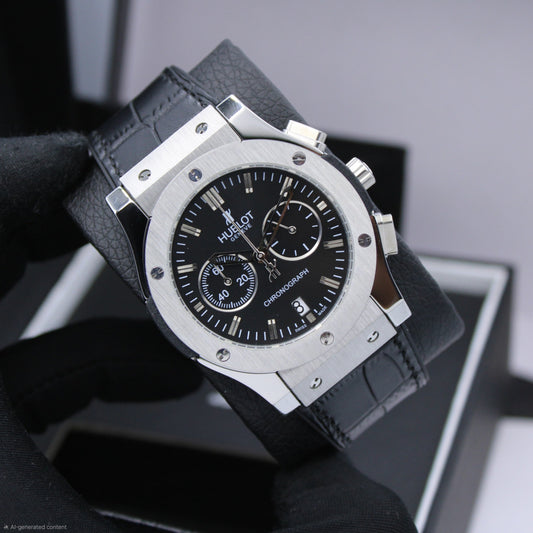 Hublot | Classic Fusion Aerofusion Chronograph Skeleton Leather Watch – Tan – Product Image 1