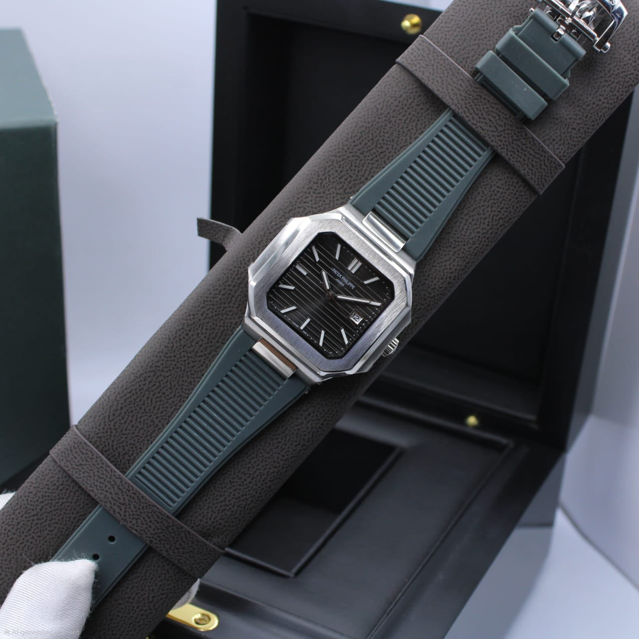 Patek Philippe | Cubitus Ref. 5821 1A Brown Watch – Silver – Product Image 1
