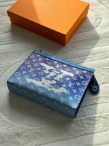 Louis Vuitton | Monogram Eclipse Sketch Pouch – Black / Charcoal / Grey