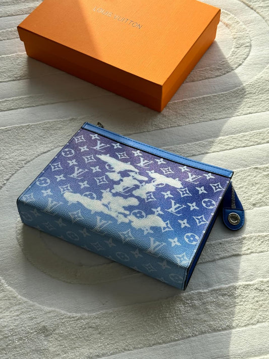 Louis Vuitton | Monogram Eclipse Sketch Pouch – Black / Charcoal / Grey – Product Image 1