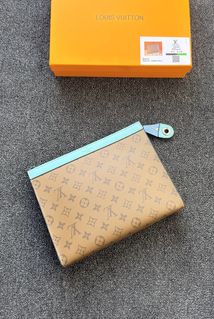 Louis Vuitton | Monogram Sketch Pouch – Navy / White – Product Image 1
