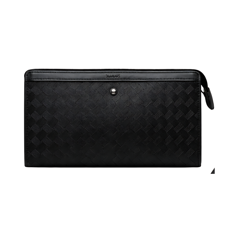 Montblanc Clutch Pouch Black Leather Pouch