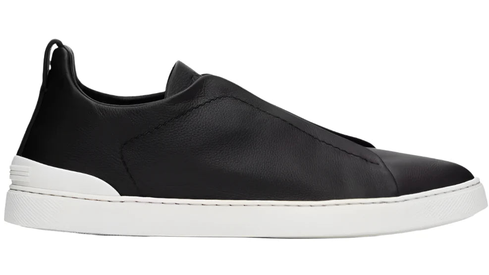 Zegna Triple Stitch Sneaker - Black Edition 5 | Men