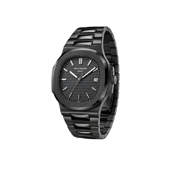 Patek Philippe Nautilus 5711 Black Textured Dial Matte Black Watch - image 2