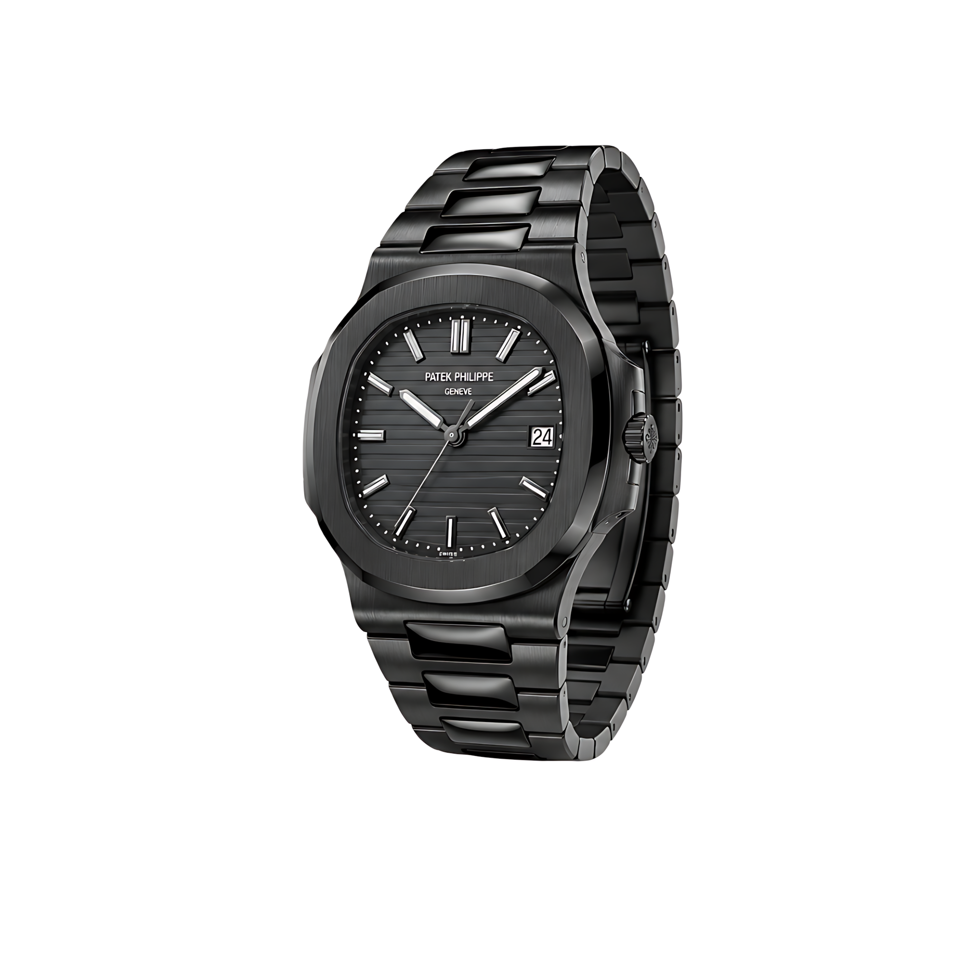 Patek Philippe Nautilus 5711 Black Textured Dial Matte Black Watch - image 3