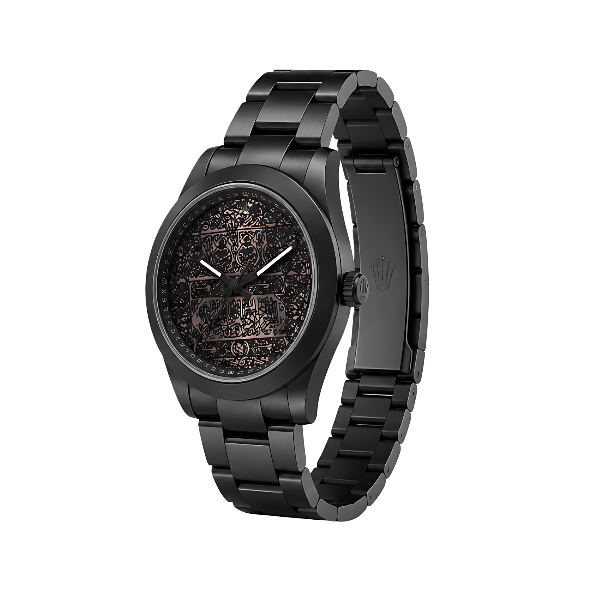 Rolex Milgauss Arabic Dial Matte Black Watch - image 3