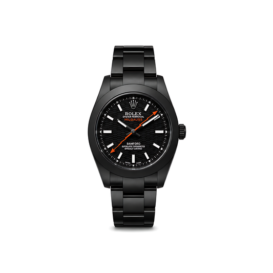 Rolex Milgauss Bamford Honeycomb Dial Matte Black Watch - image 1
