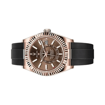 Rolex Rose Gold Chocolate Dial Watch
