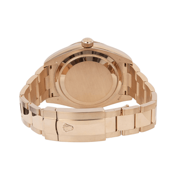 Rolex Everose Chocolate Index Dial Watch