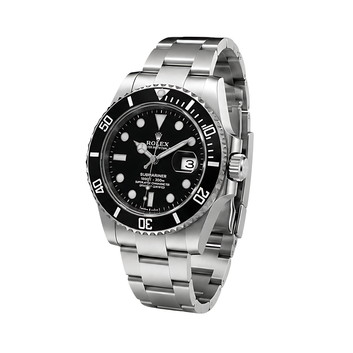 Rolex Submariner Date Black Dial Silver Watch - image 2