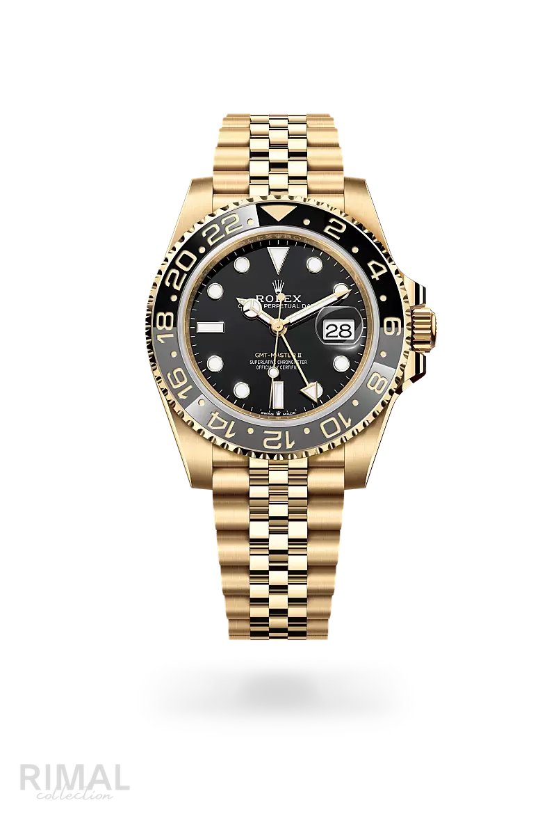 Rolex | GMT-Master II Yellow Gold Black Dial - Free & Fast UAE Shipping