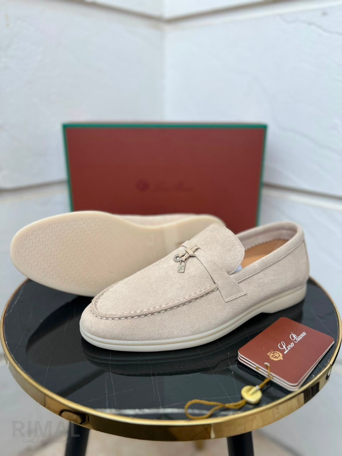 Loro Piana Summer Charms Walk Loafer – Pearl Powder – View 5