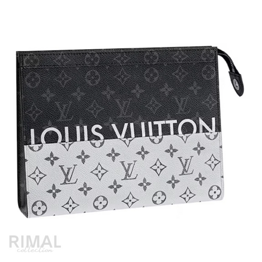 Louis Vuitton – Monogram Eclipse Split Outdoor MM Black & White
